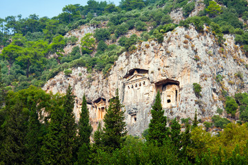 Famous Lycian Tombs, Turkey