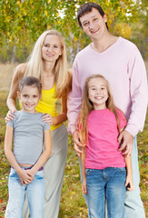 Fototapeta premium Happy family