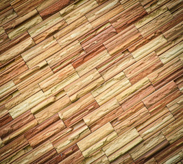 Pattern of modern stone brick wall background