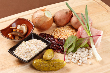 ingredients for traditional dish