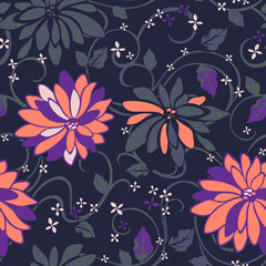 seamless floral background