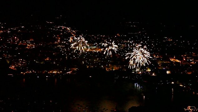 Un feu d'artifice