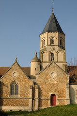 Fototapeta na wymiar France, church of Saint Martin la Garenne in Yvelines