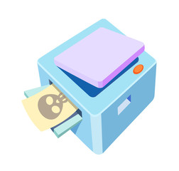 vector icon copy machine