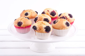 blackberry muffins