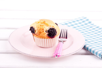 blackberry muffin