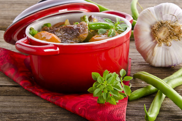 pork medallions in herbs