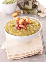 split pea with bacon