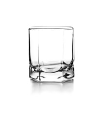 Empty glass for whiskey