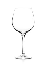Empty wine glass