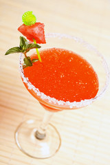 Watermelon martini drink