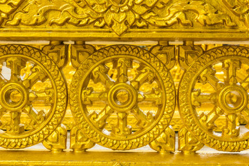 The wall buddhist church