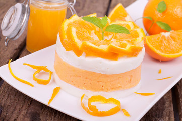 Orangenpudding