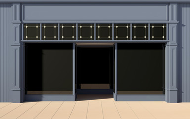 Shopfront with large windows