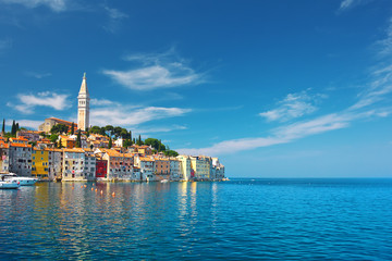 Naklejka premium view of Rovinj, Croatia