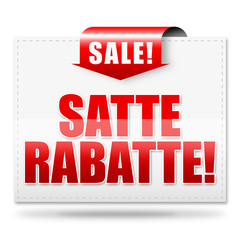 Satte Rabatte! Button, Icon