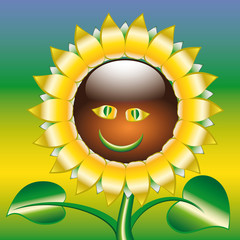 Freundliche Sonnenblume