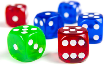 Colorful dices