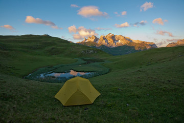Campingplatz in der Natur