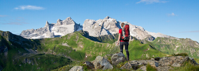 Wandern in den Alpen