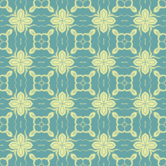 Fototapeta na wymiar vintage pattern wallpaper vector seamless background