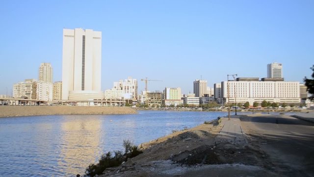 Jeddah waterfront closeup