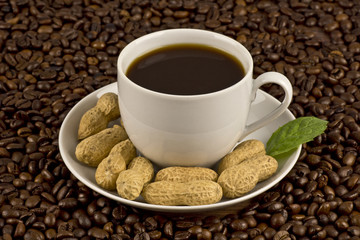 Kawa z orzechami