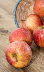 A basket filled with Apples
