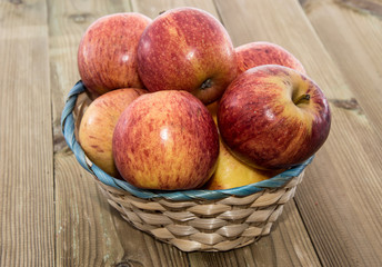 A basket filled with Apples