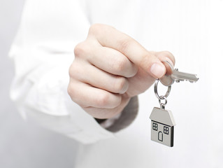 House key in hand