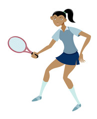 Obraz na płótnie Canvas Tennis player