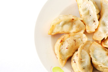Fried dumplings, Asian food