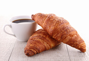coffee and croissant