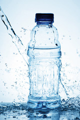 Water splash out of glass