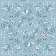 Plakat Seamless floral pattern