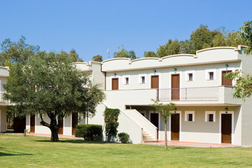 Fototapeta premium Buildings in the countryside