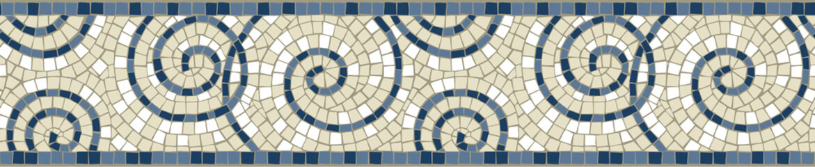 Border repeat mosaic arabesque