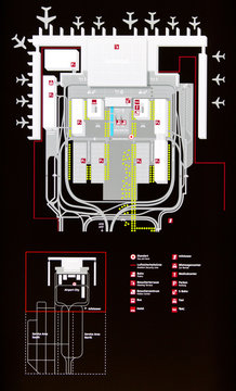 BER Info beleuchtetes