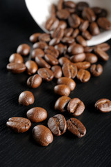 Roasted coffee beans