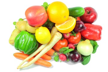 Fresh fruits and vegetables
