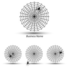 logo cobweb spider