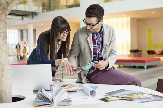 Designers working in an office