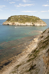 Fototapeta na wymiar Isla del Portixol en Xàbia. Alicante
