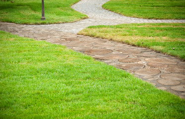 Obraz premium beautiful garden path