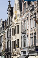 Fototapeta na wymiar Mechelen Houses, Belgium