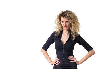 Fototapeta premium Business woman frustrated