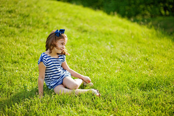 baby on grass