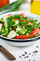 Fresh vegetables salad