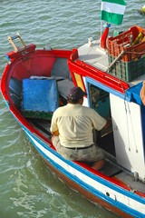 Pesca en la Bahia de Cádiz