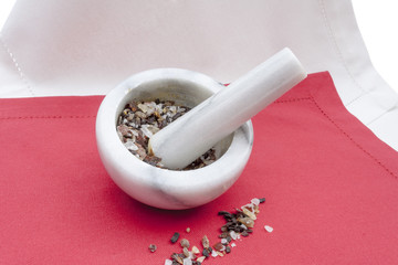 Mortar of vitamin